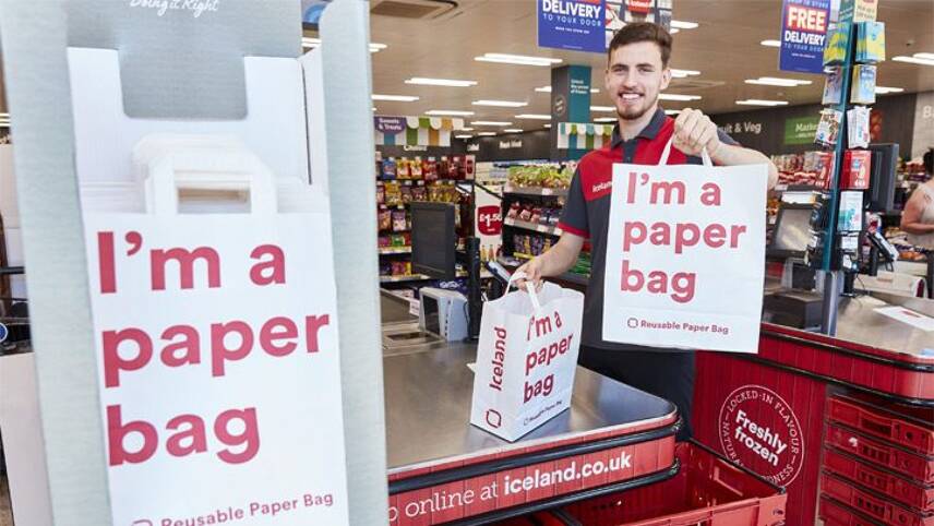 Iceland to trial UK’s first major plastic-bag-free store