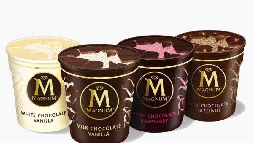 Unilever launches recycled plastic Magnum tubs
