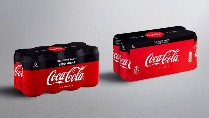 Coca-Cola to replace plastic shrink wrap across can multipacks sold in Great Britain