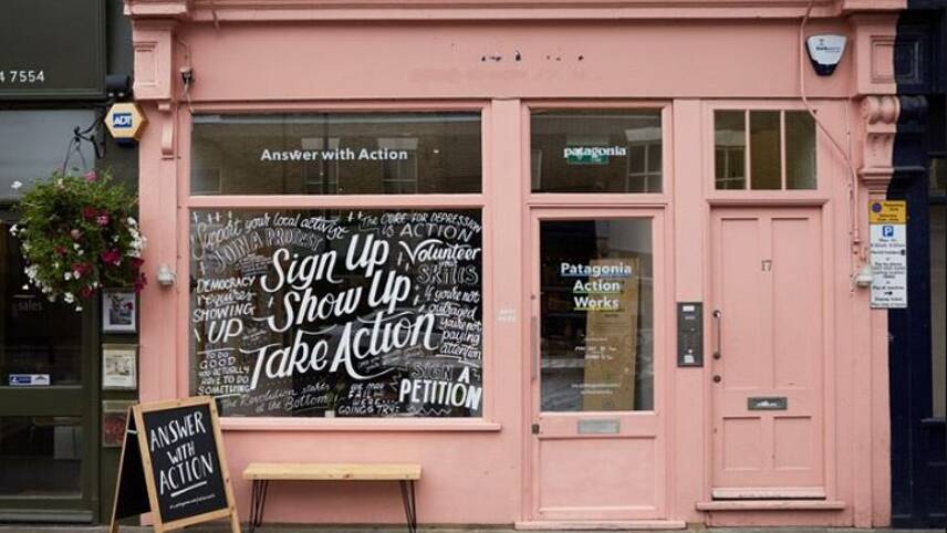 Action Works: Patagonia opens pop-up activist café in London