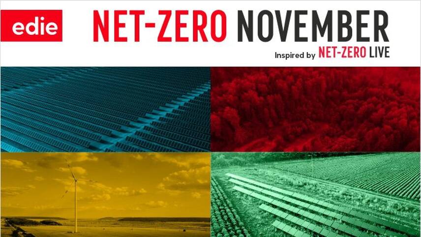 Net-Zero November: edie to launch themed month of content and events