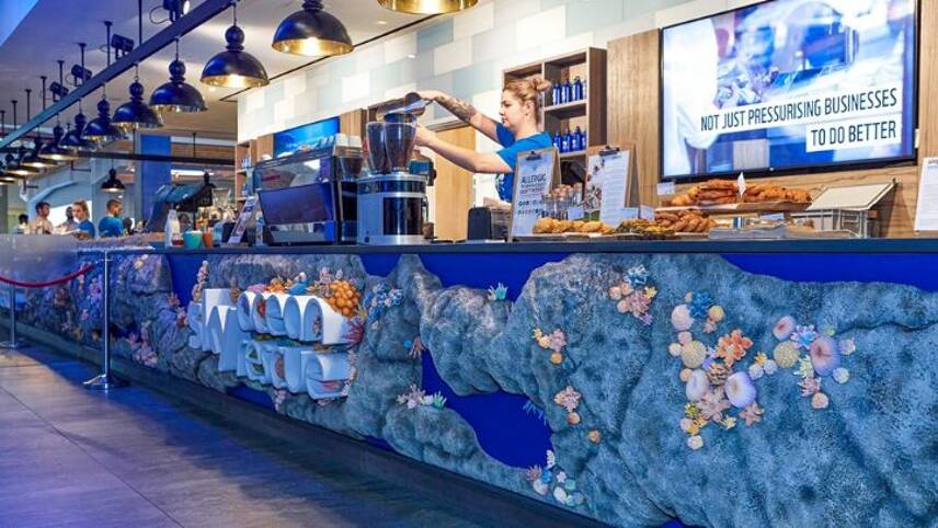 Sky debuts plastic-free café as part of Ocean Rescue campaign