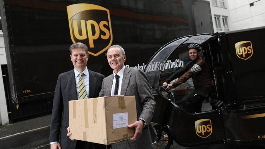 UPS and Trinity College Dublin partner on new urban eco package hub