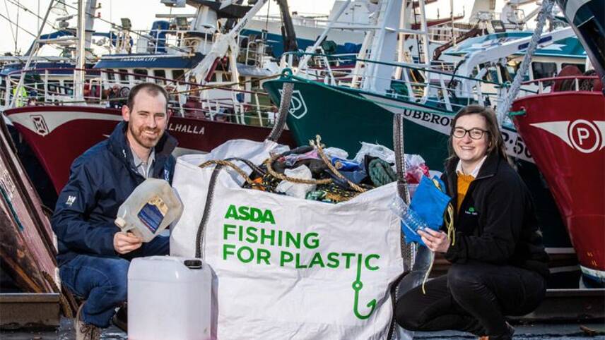 Fishing for Plastic: Asda helps seafood suppliers collect ocean plastic pollution