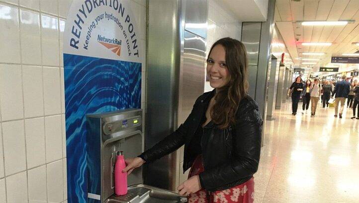 Network Rail helps passengers to ditch three million plastic water bottles
