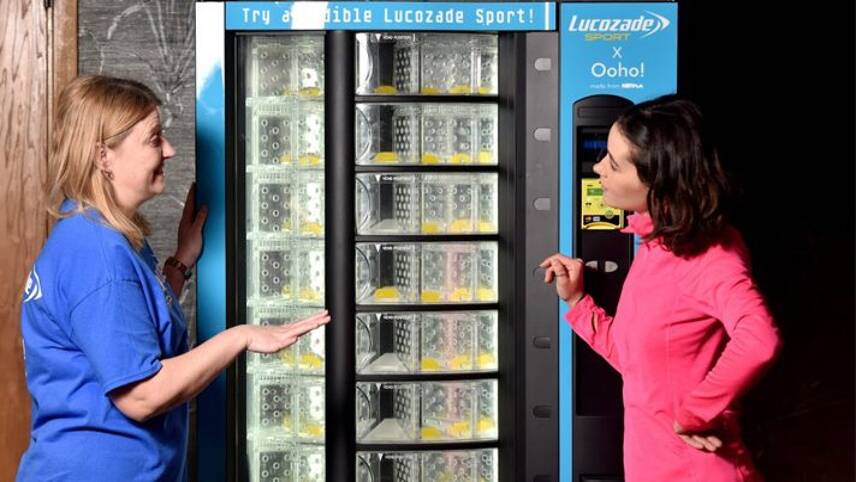 Lucozade Ribena Suntory gets go-ahead for edible seaweed sachets in gym vending machines