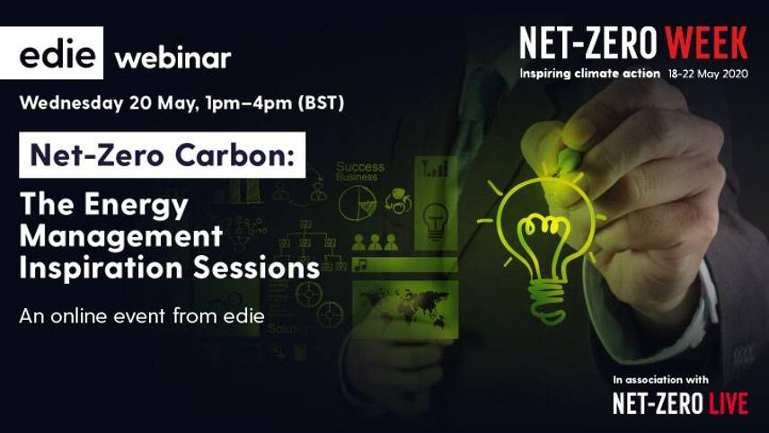 Today at 1pm: edie’s Net-Zero Carbon online event