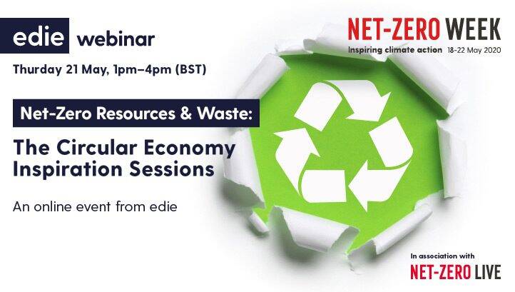 Today at 1pm: Circular Economy online event featuring Hubbub, Amcor and Canary Wharf Group