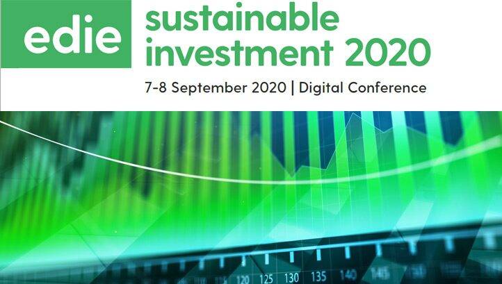 edie launches brand new Sustainable Investment Digital Conference for September