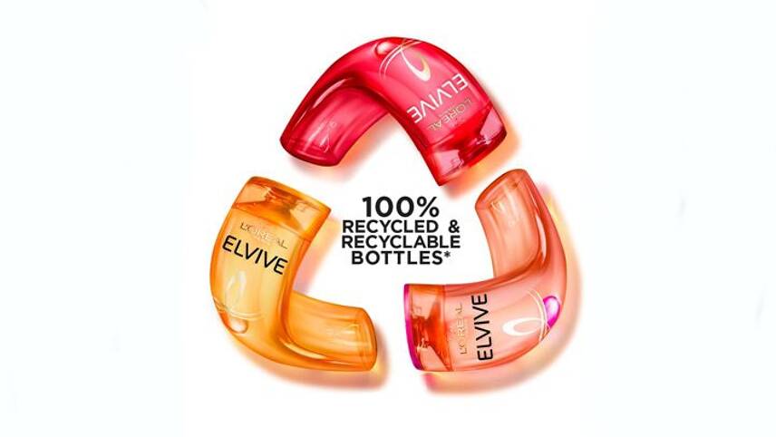 L’Oréal launches bottles made from 100% recycled plastic and rolls out Maybelline recycling scheme