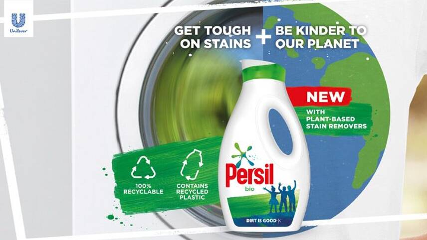 Unilever’s Persil switches to bio-based formula and recycled plastic bottles