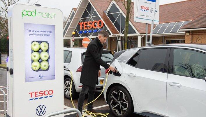 Tesco and Dixons Carphone join business calls for 2030 petrol and diesel car ban