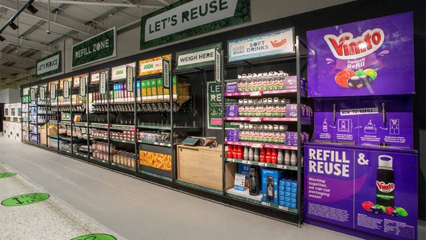 Asda opens ‘sustainability store’ with refill stations and plastic-free groceries