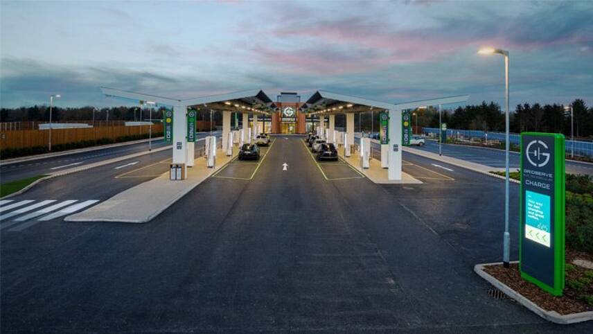 UK’s first electric vehicle forecourt opens to drivers in Essex