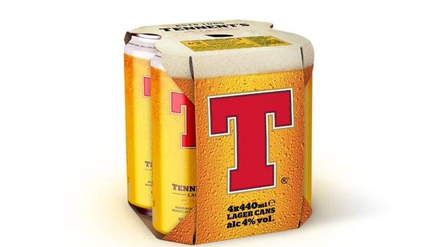 Tennent’s invests £7m to remove plastic packaging from beer cans