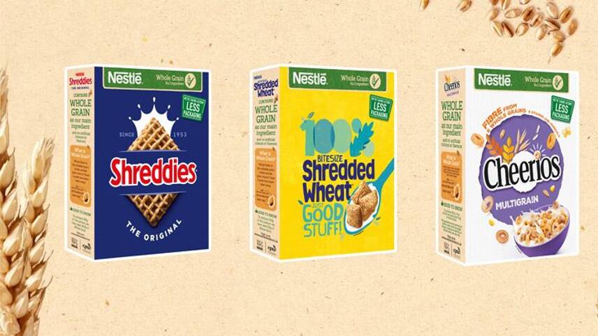 Nestlé reduces plastic from cereal packaging and rolls out paper Smarties packs worldwide