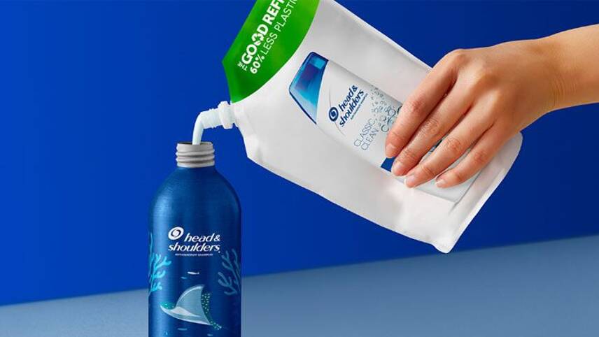 P&G launches refillable shampoo bottles in the UK