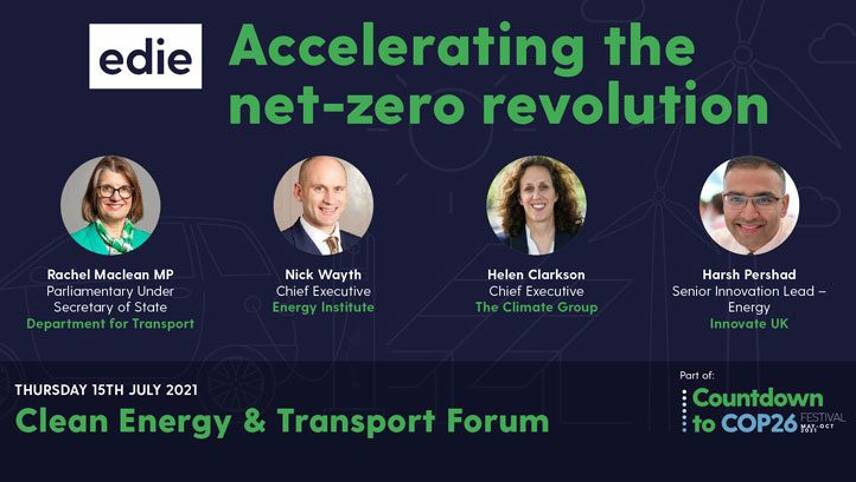 Transport Minister among keynote speakers for edie’s Clean Energy & Transport Forum