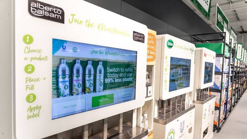 Unilever unveils new UK refillable packaging trials