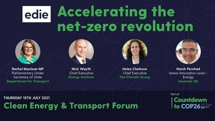 Taking place TODAY: edie’s Clean Energy & Transport Forum
