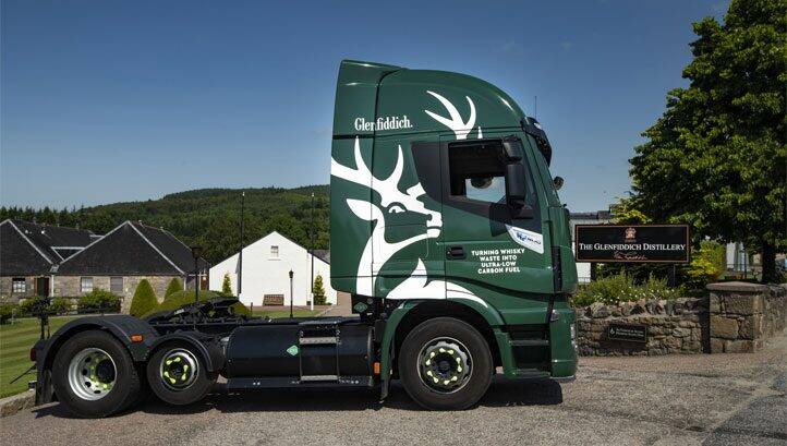 Glenfiddich to power delivery trucks with onsite biogas fuelling stations