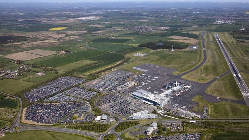 Newcastle International Airport unveils plans for solar farm as part of net-zero vision