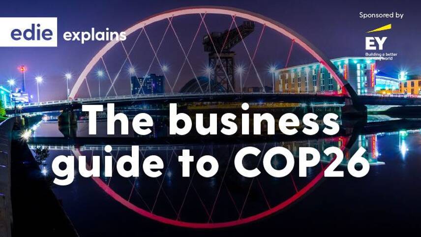 edie publishes updated guide on the business opportunities of COP26