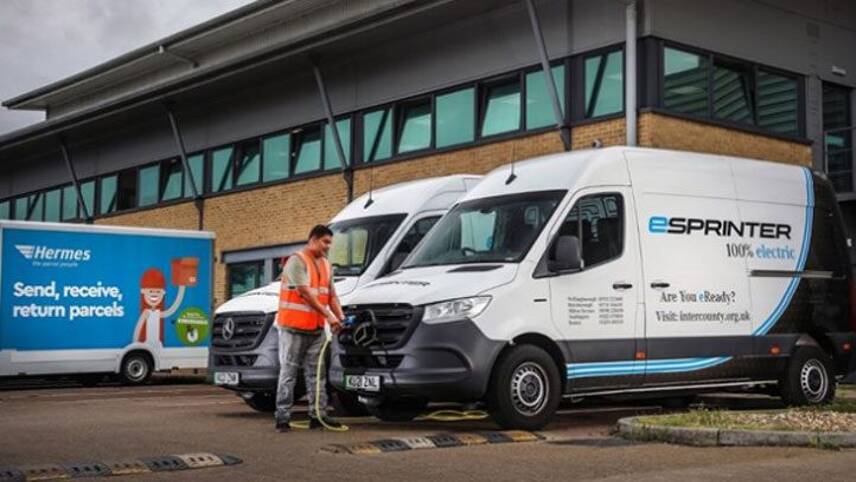 Hermes orders 168 electric vans for UK fleet