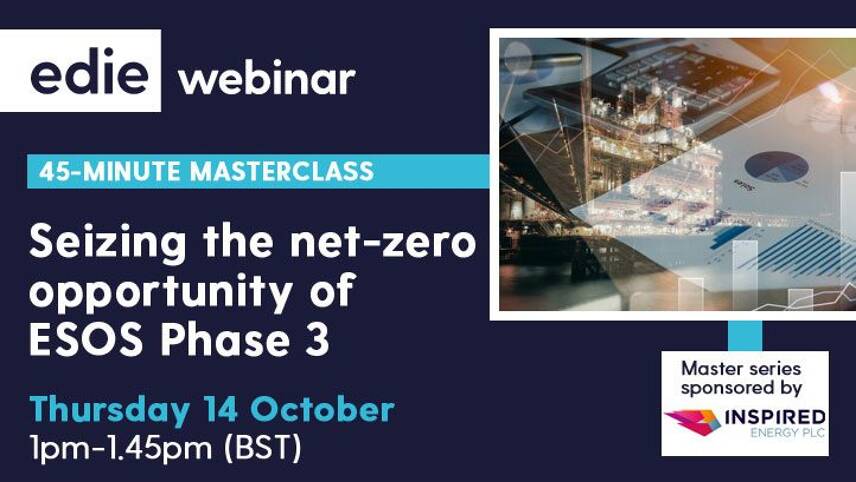 Available to watch on-demand: edie’s online masterclass focusing on ESOS phase 3