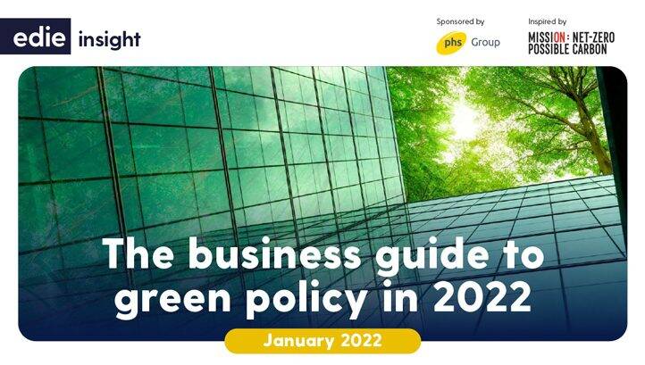 edie launches new business report on green policy