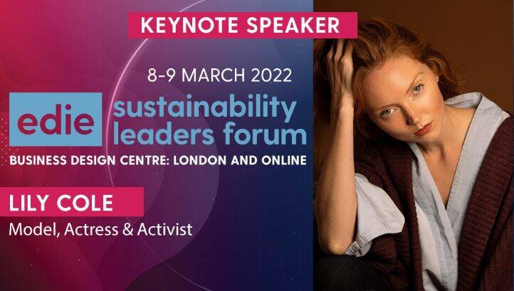 Lily Cole completes star-studded speaker line-up for Sustainability Leaders Forum