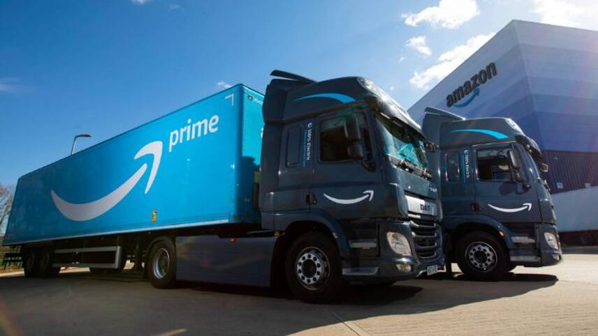 Amazon launches five fully-electric HGVs in the UK