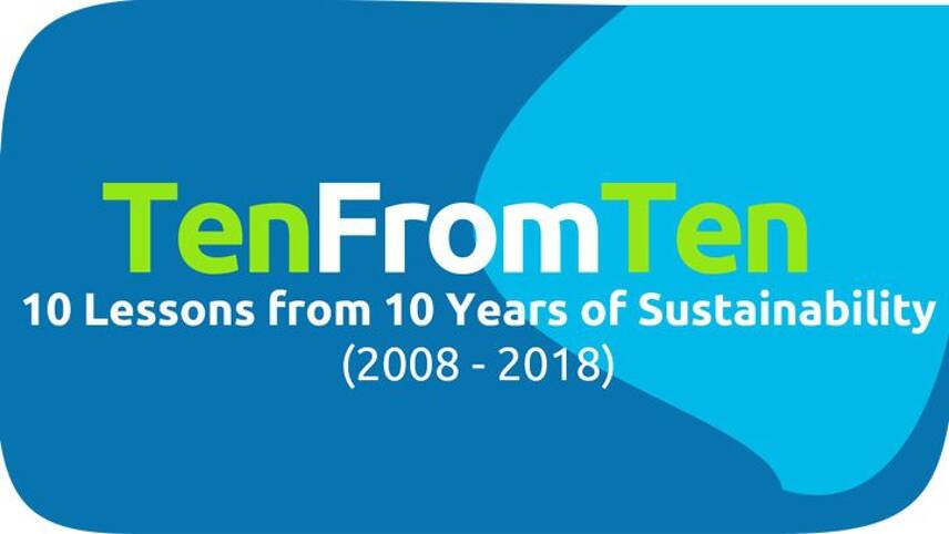10 lessons from 10 years of sustainability