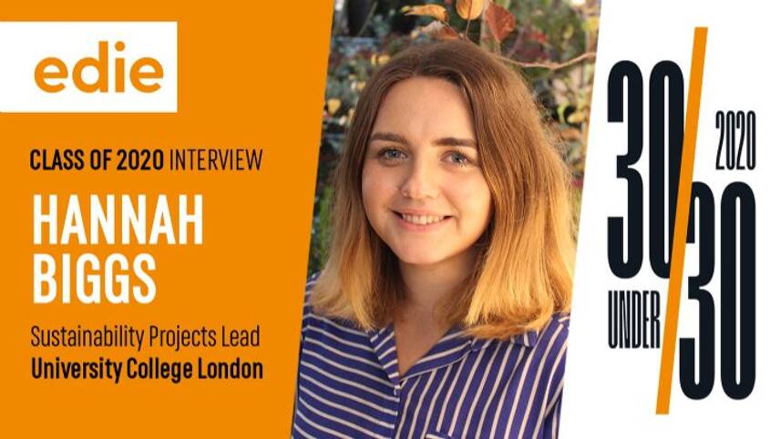 Meet edie’s 30 Under 30 Class of 2020: Hannah Biggs, UCL