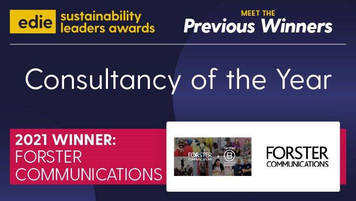 What makes a sustainability leader? Meet our Consultancy of the Year, Forster Communications