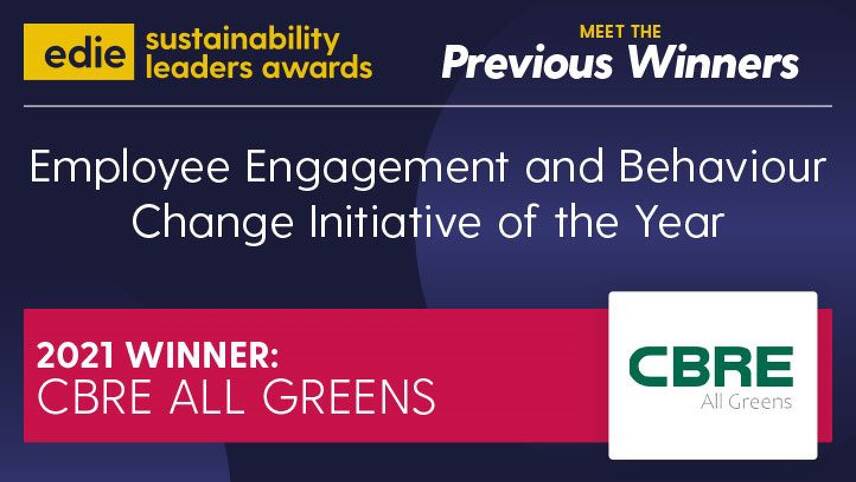 What makes a sustainability leader? Meet employee engagement champions CBRE