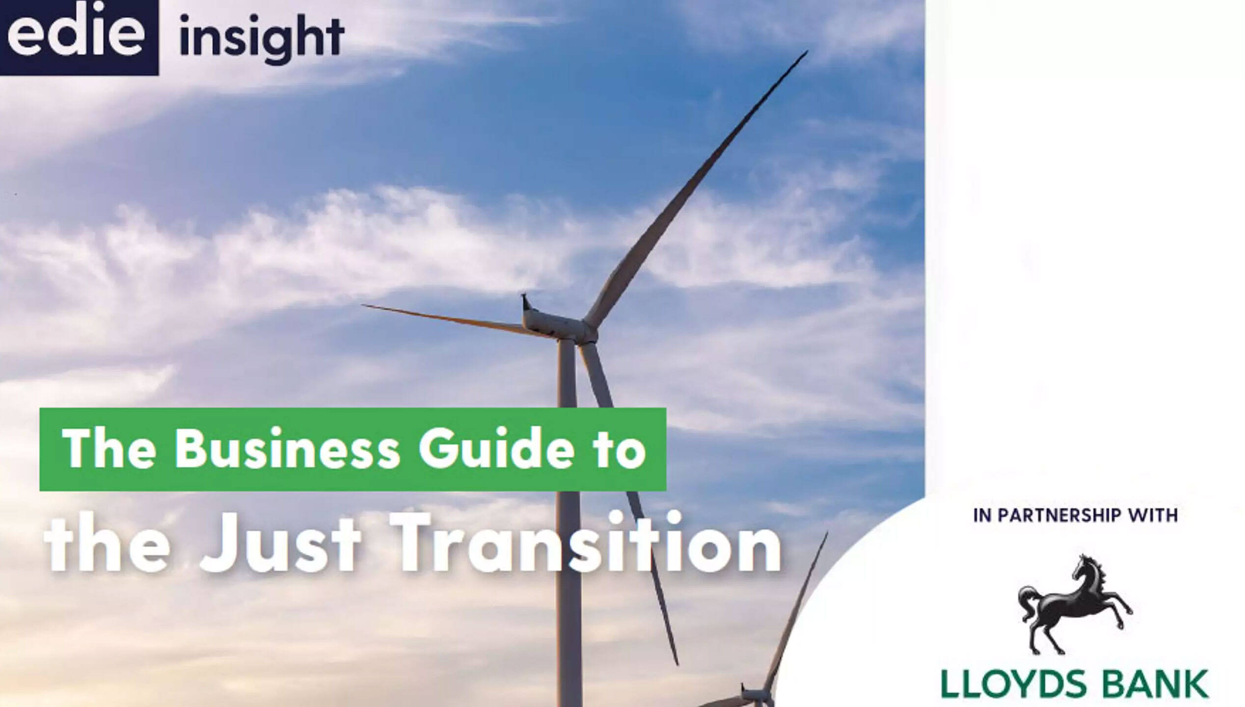 edie and Lloyds Bank launch new business guide to the Just Transition