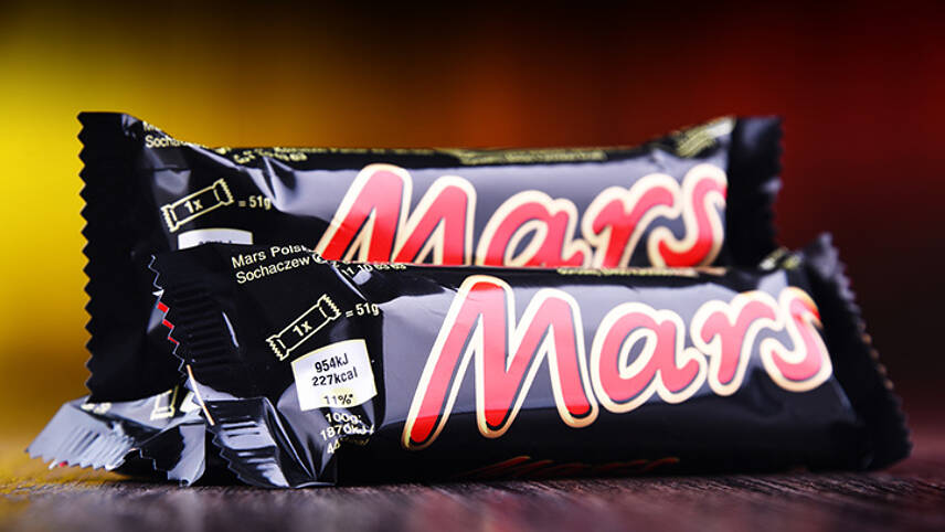 Mars to trial paper packaging for chocolate bars in UK