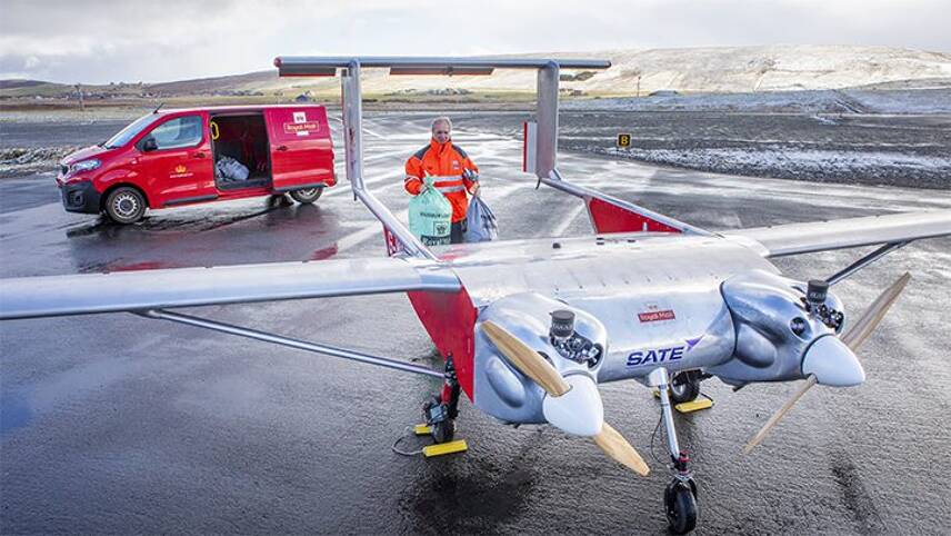 Royal Mail to roll out drone deliveries to reduce emissions and assist remote communities