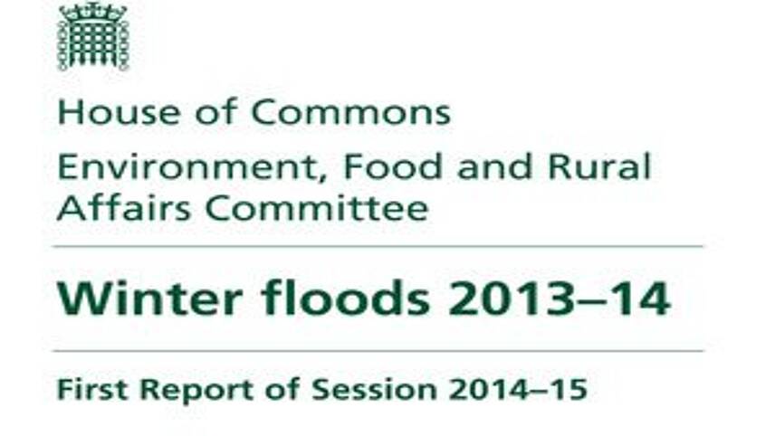 EFRA Winter floods 2013-14 report