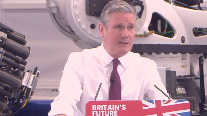 ‘The mission is clear’: Starmer reiterates £28bn green spending plan