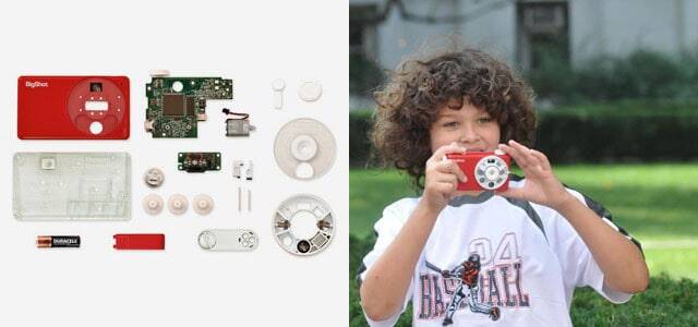 Build-it-yourself digital camera teaches kids how they work