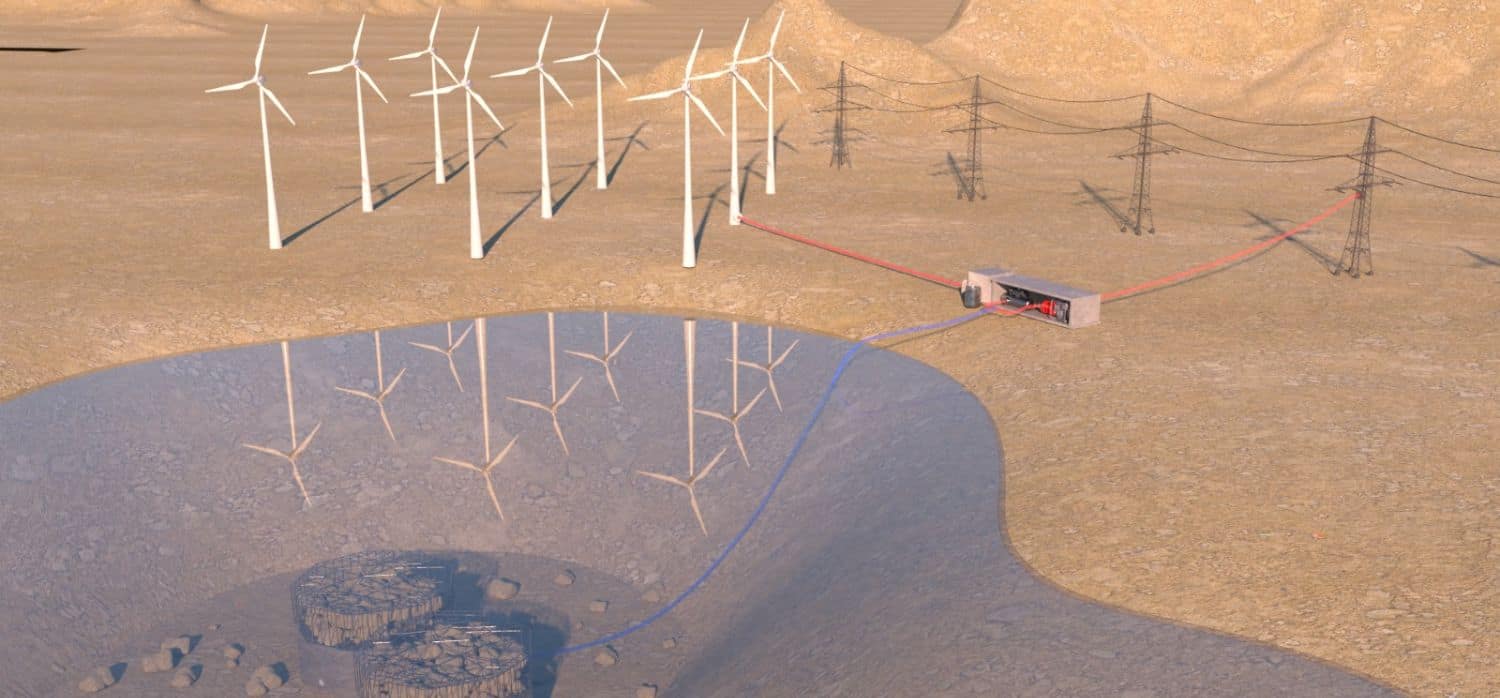 Revolutionising energy storage with underwater tanks