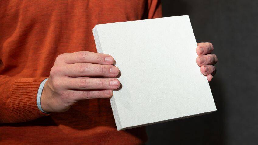 Sustainable acoustic tiles made from natural materials