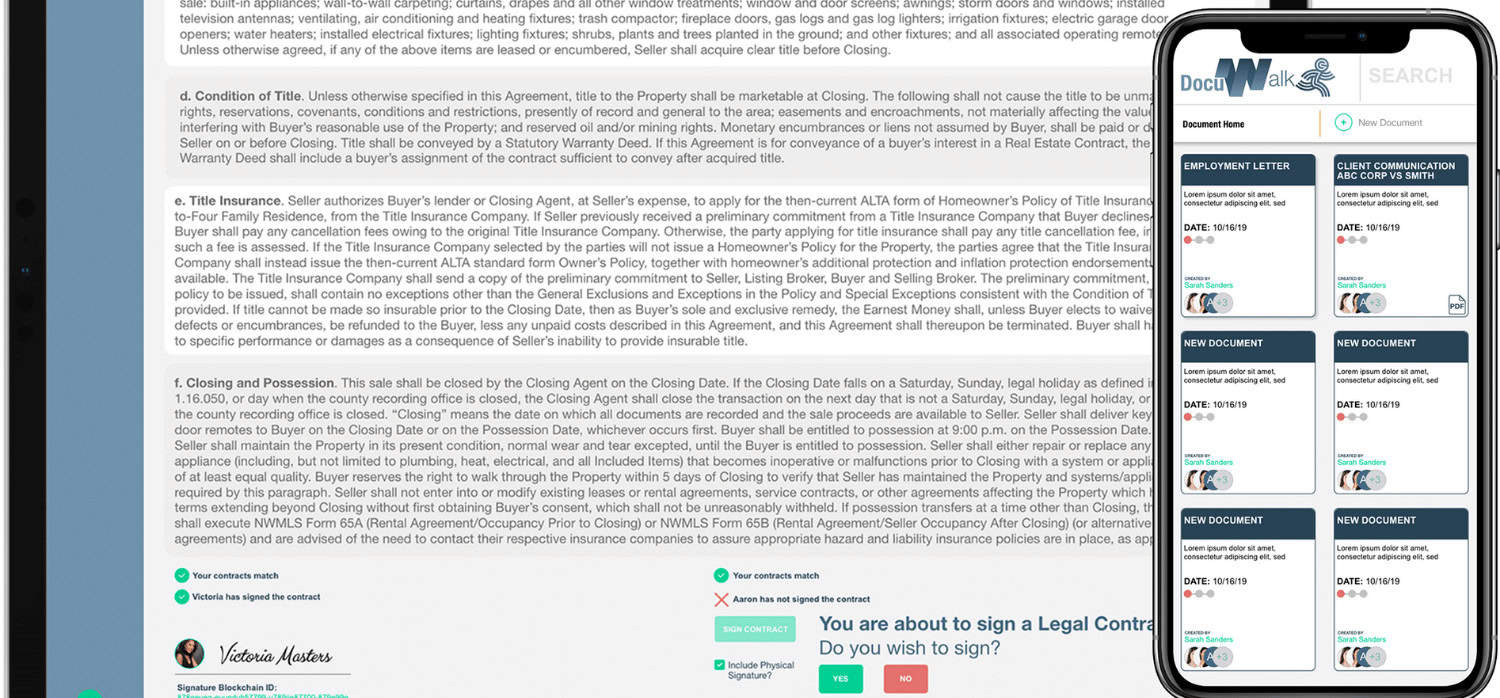 Smart contract-management platform offers real-time negotiating