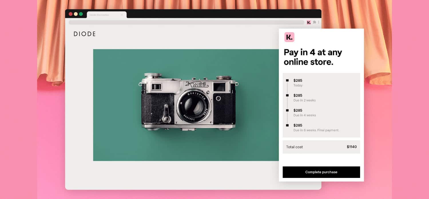 Browser extension allows online shoppers to buy now and pay later for almost anything