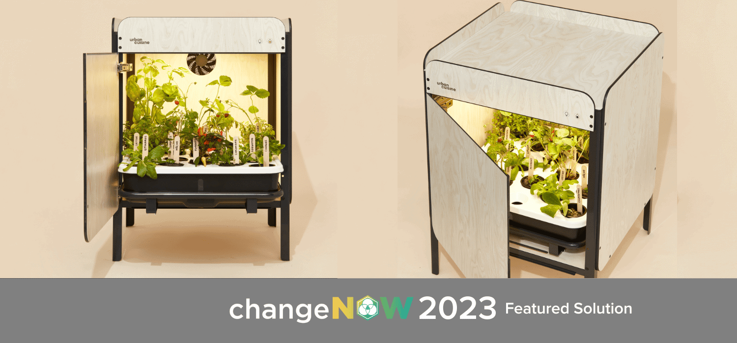 A connected vegetable garden for growing food at home