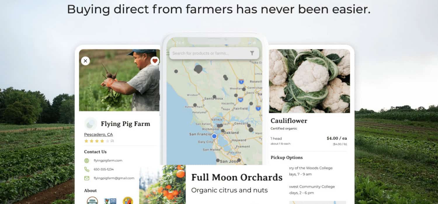 New food shopping app connects farmers with buyers