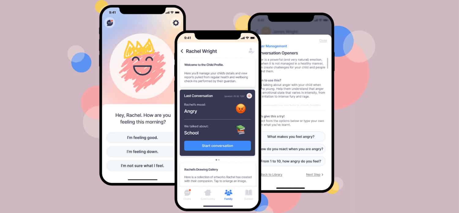 An AI-powered mental health and wellness app for families
