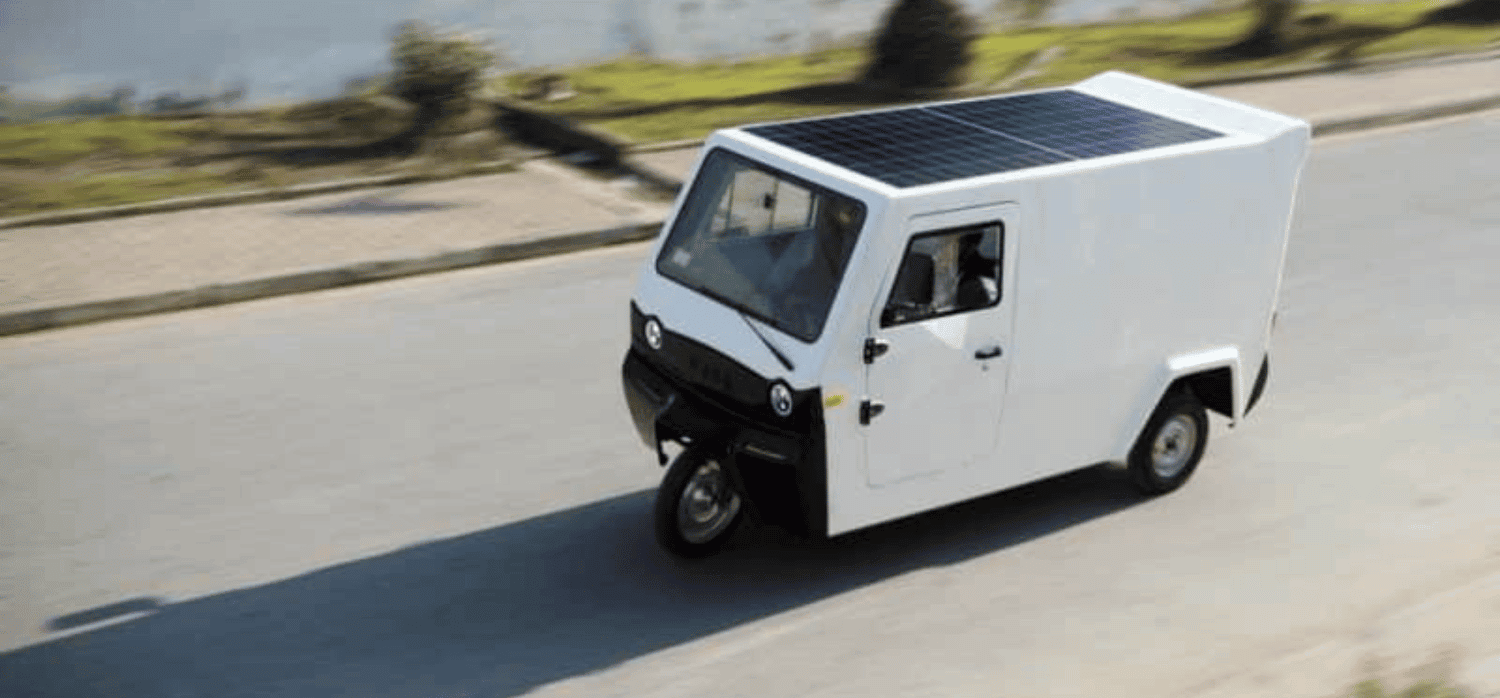 Solar-powered urban tricycles for affordable mobility